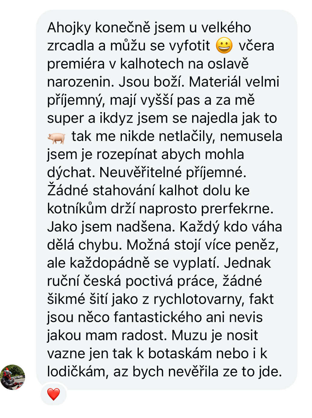 reference kalhoty chicas